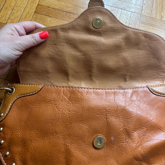 AMAZING western style leather Michael kore purse early 2010s * read descrpitoion - Picture 4 of 10